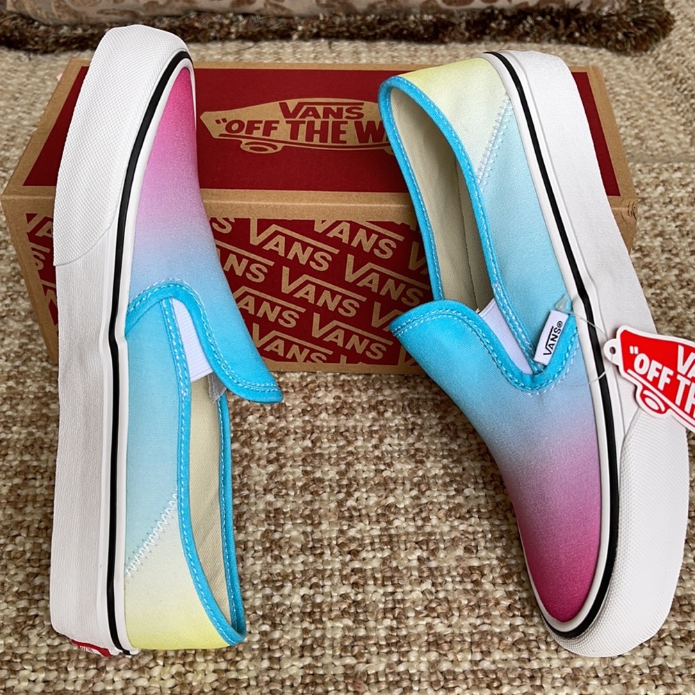 Vans Slip-On Sf Ombre Multi/True White WMNS - Picture 11 of 16